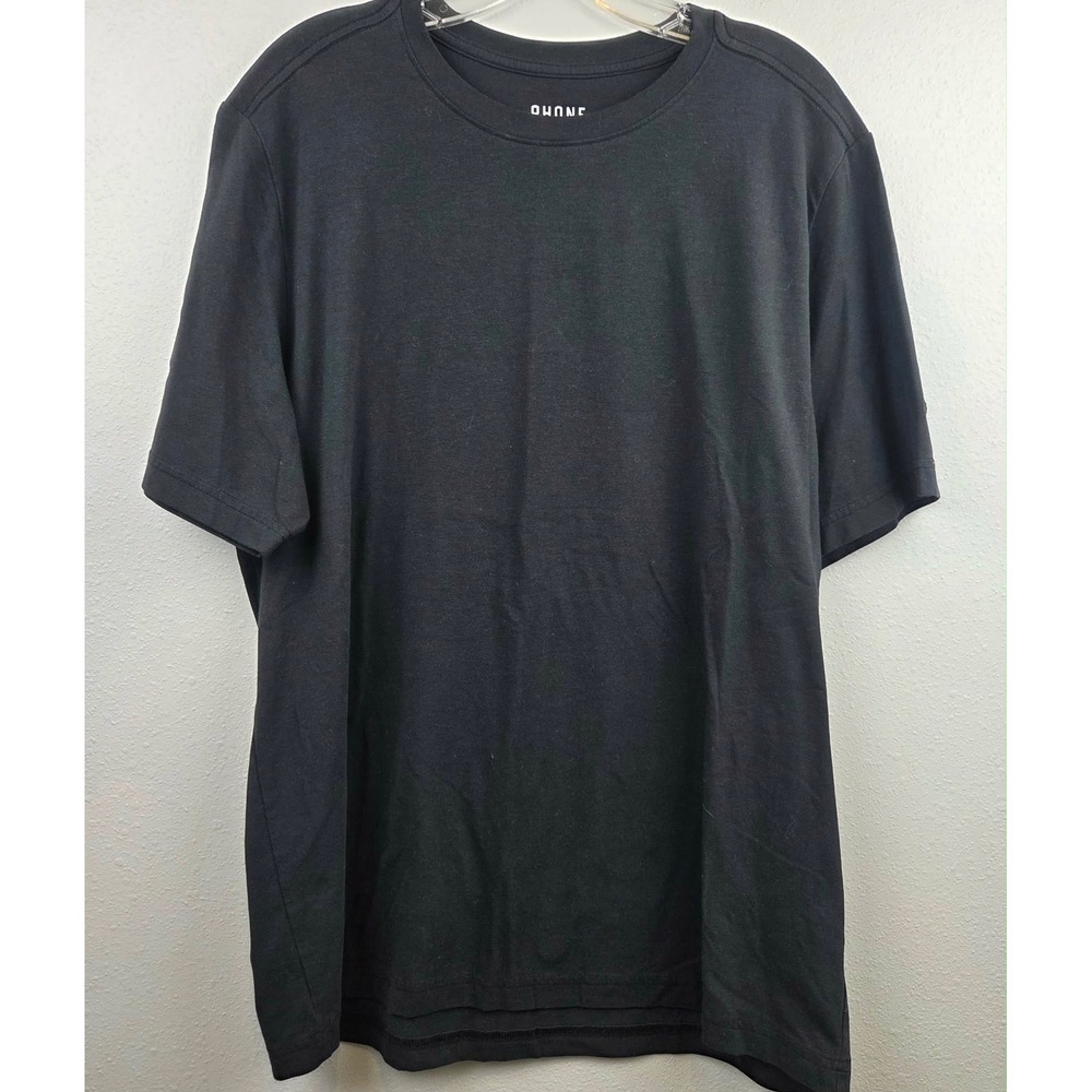 Rhone Short Sleeve Black T-Shirt Mens Large 102142